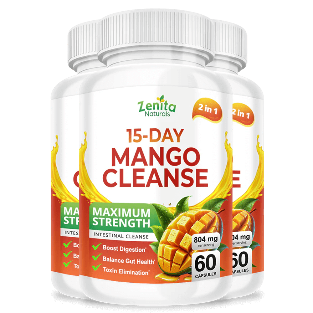Zenita Naturals 15 Day Mango Cleanse Gut Health Support