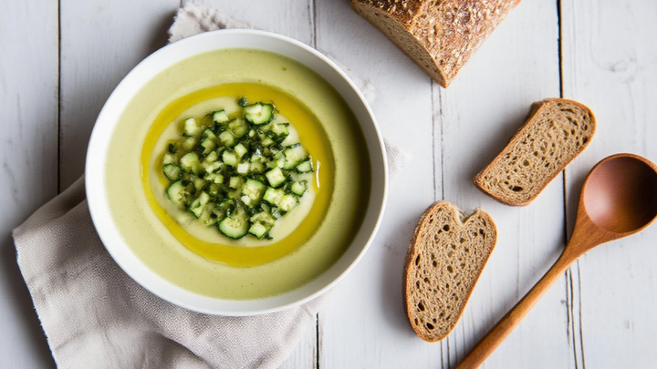  Creamy Zucchini & Leek Soup