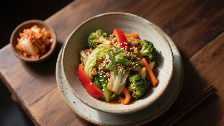 Probiotic Miso Veggie Stir Fry