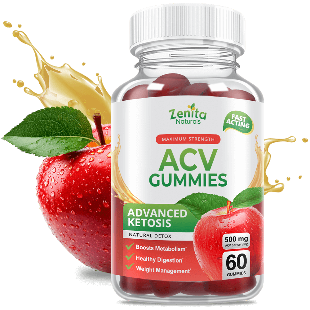 Zenita Naturals Apple Cider Vinegar Keto Gummies 